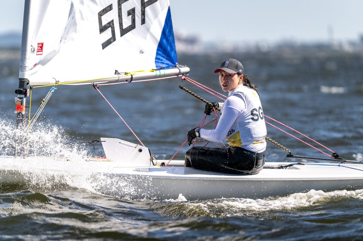NTUsg's tweet photo. Congratulations to #NTUsg student-athletes Jania Ang, Darren Yap and Filzah Hidayah on their medal-winning performances for Singapore at the Aichi-Nagoya #AsianGames2026.

Jania won silver in sailing’s Women’s Dinghy (ILCA 6), while Darren claimed two bronzes, including Singapore’s first Asian Games medal in taekwondo. Filzah and her teammates also made history with Singapore’s first Asian Games women’s épée team medal.

Photo credit: SNOC/Kong Chong Yew, Lim Weixiang; SpexSG/ Andy Chua, Dumrongsak Angsuworapruek

#NTUsgStudents #NTUsgEducation #Sports #TeamSingapore #OneTeamOneDream @ntucoe
