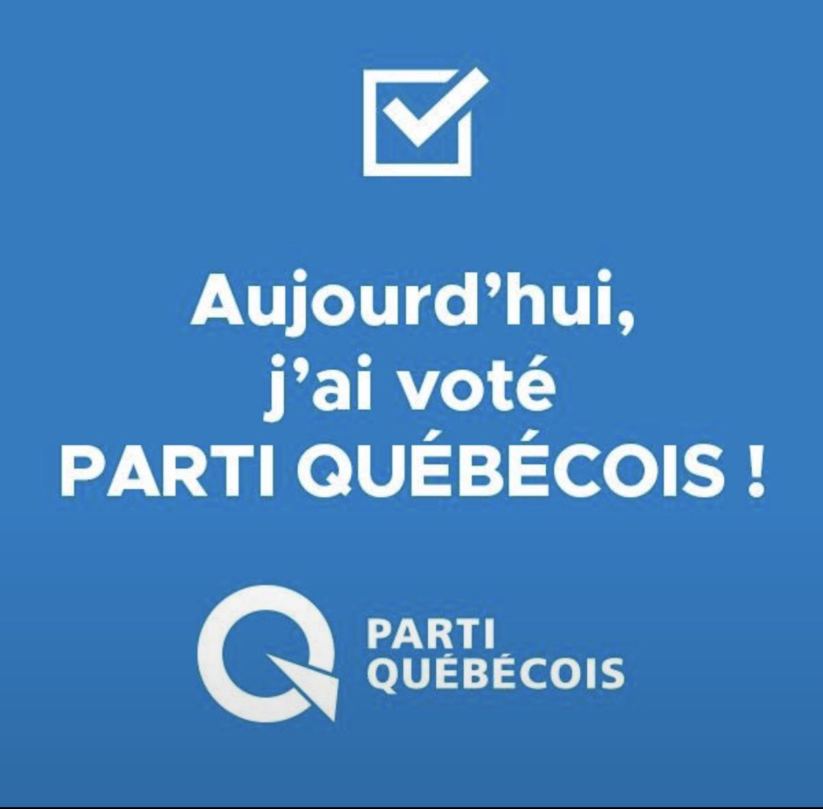 micbissonnette's tweet photo. ❗️❗️❗️ Aujourd'hui, ON VOTE PARTI QUÉBÉCOIS! ⚜️

Pour un gouvernement majoritaire et un Québec qui prend pleinement en main son avenir.

Aujourd'hui, chaque vote compte. 🗳️

On se mobilise. On vote. On choisit notre avenir. ⚜️

#PQ #PartiQuébécois #Québec #ÉlectionsQuébec2026 https://t.co/X4dfAR4Uqq