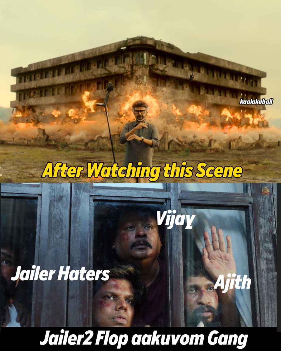 Kaalakabali_ON's tweet photo. That Gangs #Jailer2 Trailer Epic 🔥🥵✅ https://t.co/l6nqB6F9Hh