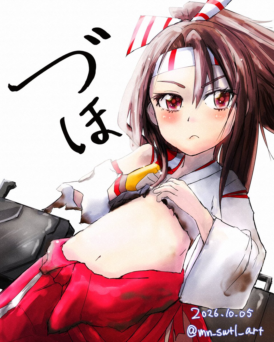mn_swtl_art's tweet photo. #艦これ版深夜の真剣お絵描き60分一本勝負
#艦これ版真剣お絵描き60分一本勝負_20261002
#瑞鳳
改二のお座り中破も良いけど
ノーマル瑞鳳のお腹中破も捨てがたいですよね🤤 https://t.co/1cIW9iFIXN