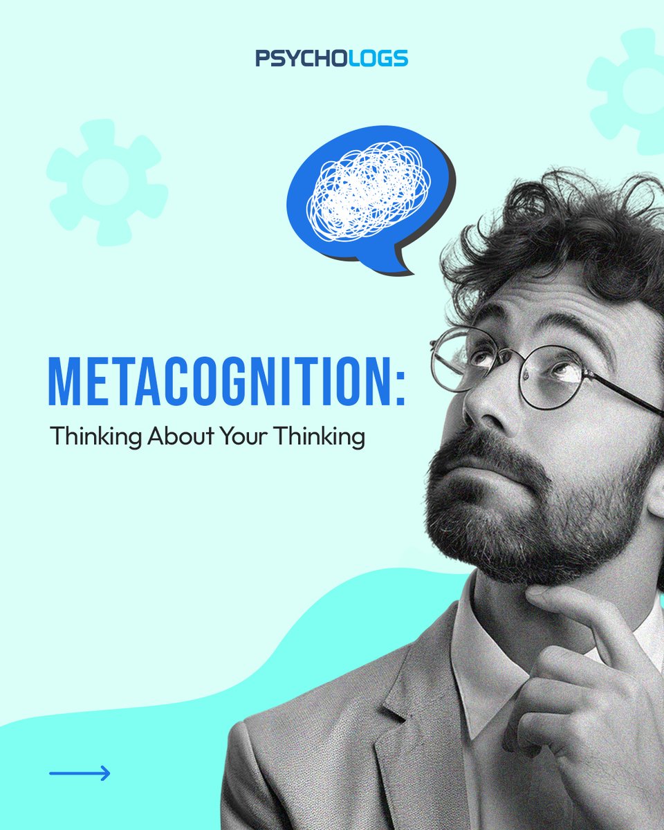 PsychologsIndia's tweet photo. Do you ever think about how you think?

That’s metacognition, understanding and monitoring your own thinking and learning to improve how you approach tasks.

#Metacognition #Psychology #CognitivePsychology #Learning #PsychologyStudents #SelfRegulation https://t.co/15uTDGkQj7