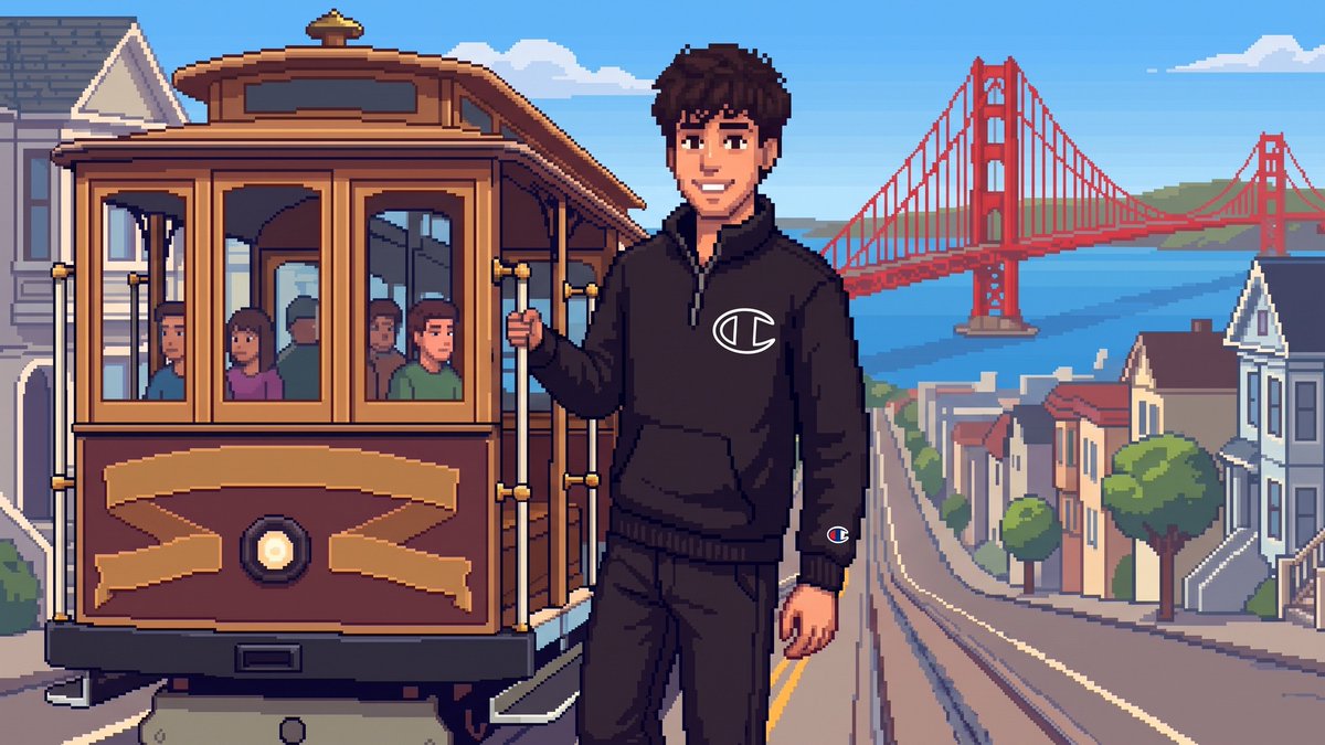 joaquinggs's tweet photo. Faltan 18 días para llegar a San Francisco y participar del hackathon más grande del mundo 🇺🇸🚀
Hace una semana cerrábamos el primer sponsor de #RoadToSF y hoy se suma CHAMPION a esta locura 🤯
Cada vez falta menos y el team sigue creciendo 🤝
https://t.co/oWz4IhwRrQ