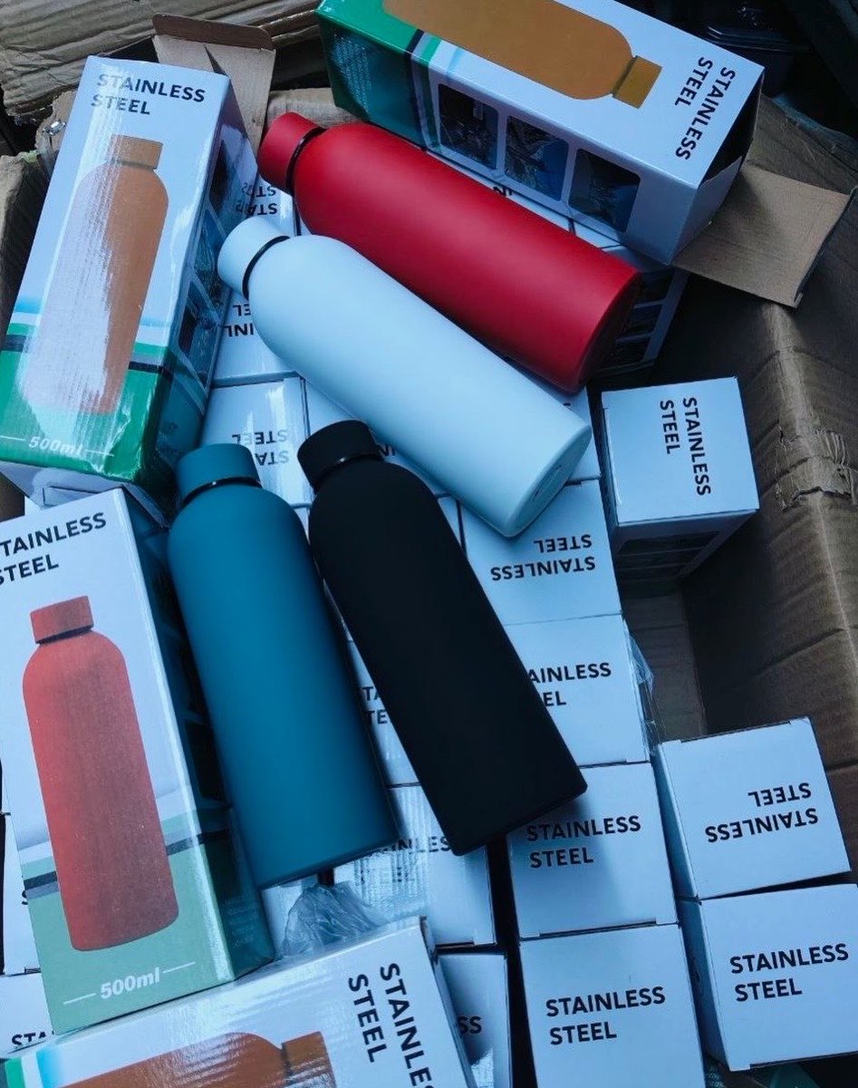 FatimaAkanbi's tweet photo. 500ml matte insulated bottle
7,950/1
6k/MOQ 30 pcs 

Shop 22, new complex beside CBN, opposite Civil Defence office, Offa road, Ilorin. We deliver nationwide. #kitchentoolsng https://t.co/sV0elRKVZv