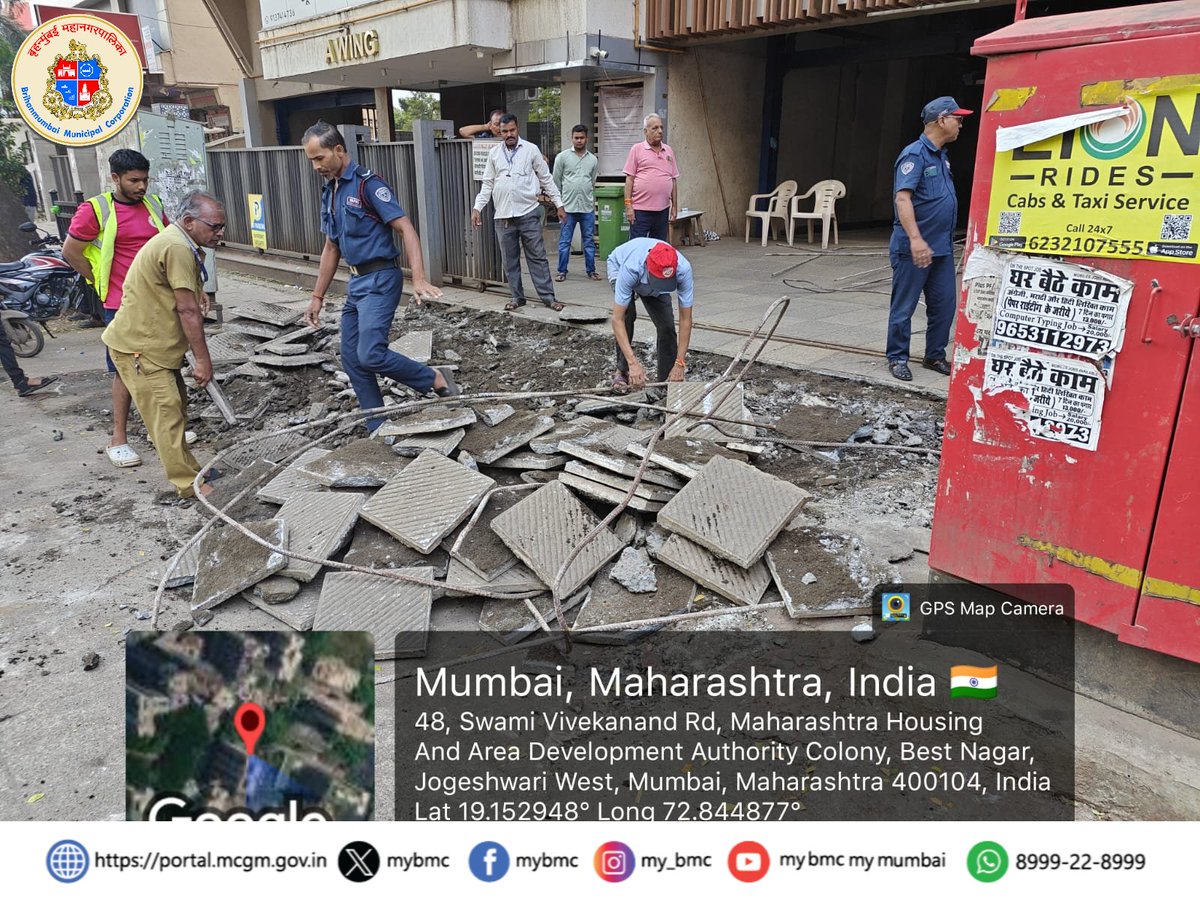 mybmcWardPN's tweet photo. 🚶'पादचारी प्रथम (Pedestrian First)’ अभियानाला सुरुवात!

🔹बृहन्मुंबई महानगरपालिका पी पश्चिम विभागामार्फत आज प्रभाग क्रमांक ५८ मधील एस.व्ही. मार्गावर '���ादचारी प्रथम (Pedestrian First)' अभियानांतर्गत विशेष अतिक्रमण निर्मूलन मोहीम राबविण्यात आली. (१/३) https://t.co/wvcJCsFIac