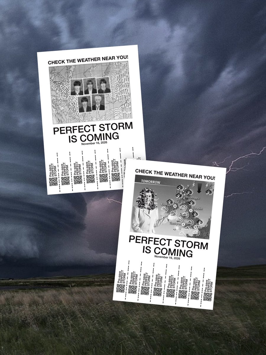 letsgetducks's tweet photo. 🌀MOA! CHECK THE WEATHER NEAR YOU! 

and if it’s dry enough let’s print out and hang around some PERFECT STORM flyers~

rules, links and files to download in this thread: https://t.co/ETqdXQVEHY