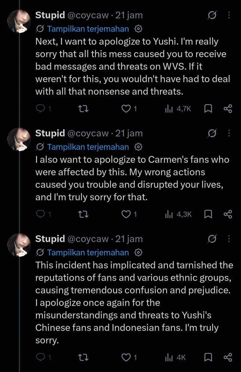 siondancow's tweet photo. jadi dari sebagian banyaknya yang hate yang diterima yushi, nct wish, dan wishzen itu cuma akal-akalan doang? 🤯 https://t.co/WVD3fHI6oy