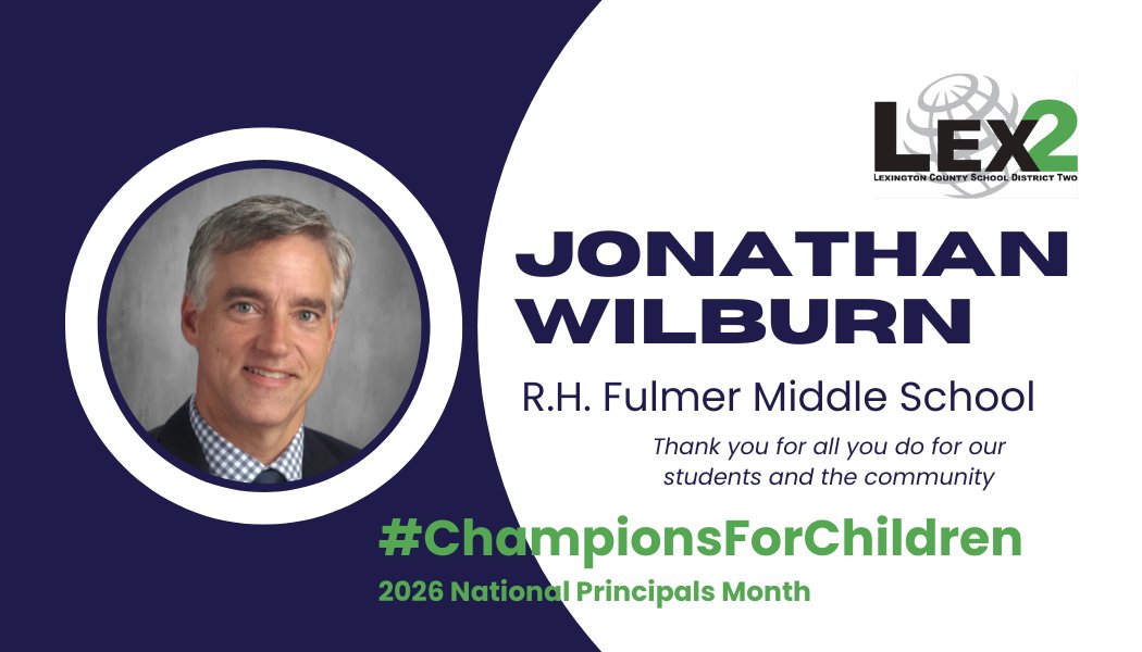 LexingtonTwo's tweet photo. Thank you Jonathan Wilburn, principal of @FulmerFalcons. #ChampionsForChildren #NationalPrincipalsMonth #WeAreLex2 https://t.co/BhOJh3FAXN