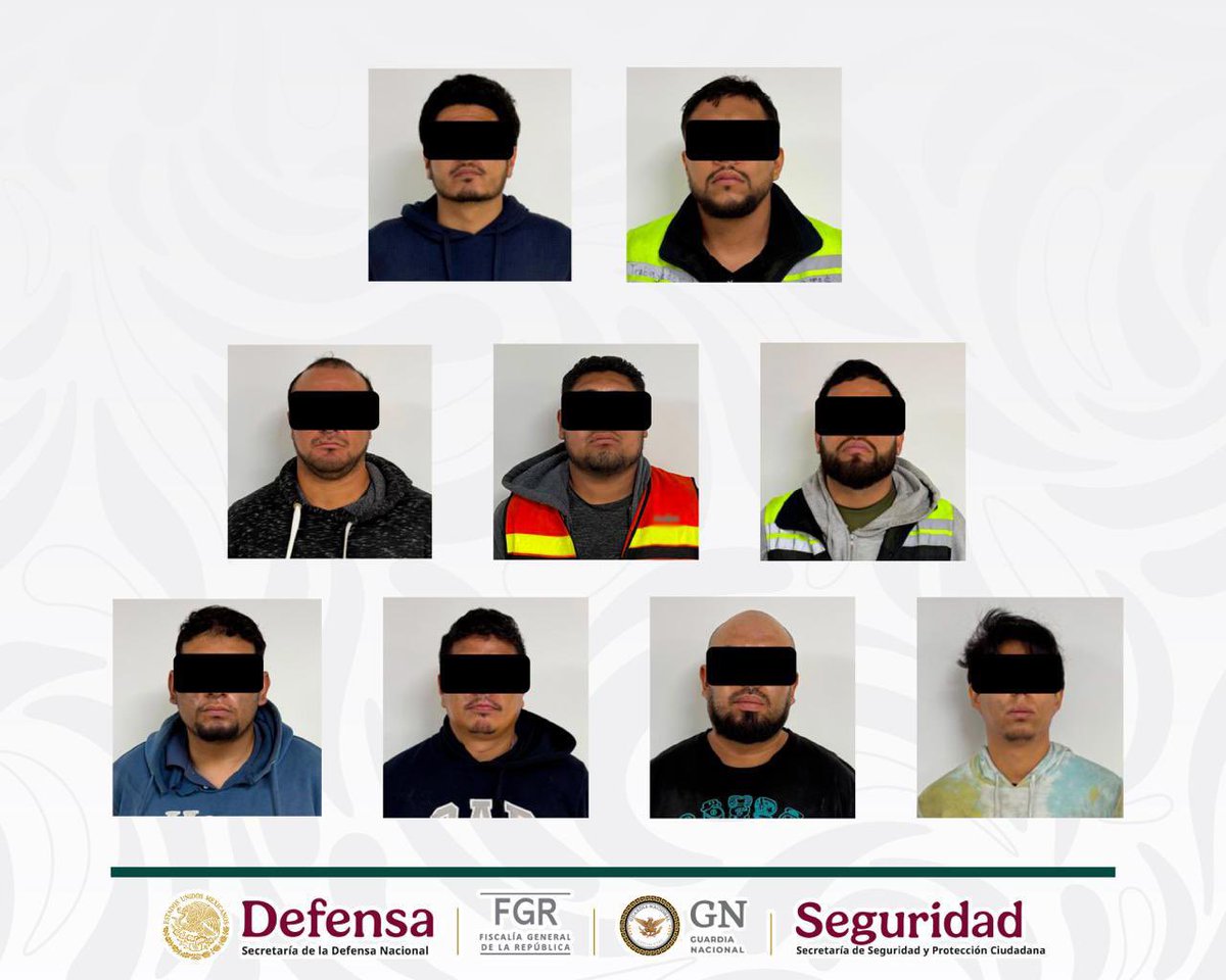 OHarfuch's tweet photo. En San Luis Potosí, como resultado de trabajos de investigación, personal de @FGRMexico, a través de la Agencia de Investigación Criminal @SSPCMexico , @GN_MEXICO_ y la Guardia Civil Estatal, ejecutó una orden de cateo en un inmueble relacionado con el robo al autotransporte federal.
Se aseguraron 30 inhibidores de señal, 359 antenas inhibidoras, un arma larga, cartuchos, cargadores, seis montacargas, 110 autopartes, 10 vehículos y 297 tarimas con mercancía.

Este resultado representa un avance importante en el combate al robo a transportistas y contribuye a hacer de la carretera 57 una vía más segura para quienes trabajan y transitan por ella.
Agradecemos al gobernador @RGC_Mx y a las autoridades de San Luis Potosí por su colaboración. Seguiremos trabajando de manera coordinada para proteger a los transportistas y fortalecer la seguridad en las carreteras del país.