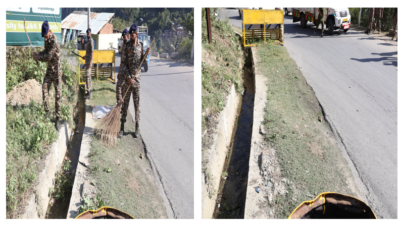 33bncrpf139841's tweet photo. #SpecialCompaign6
Today On 05-10-2026, under the "Ek Din, Ek Ghanta, Ek Saath" initiative, 33 Bn CRPF spearheaded a dedicated cleanliness drive at Quila Road Bhaderwah. Demonstrating unwavering commitment to civic duty. https://t.co/94fng7WGEZ