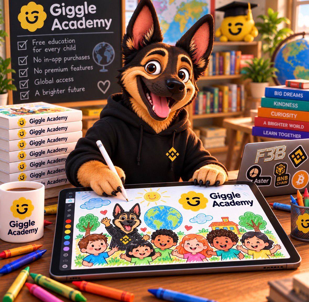 FirstBroccoli's tweet photo. 1.9M kids learning. 100% free. That’s impact. Broccoli’s community is proud to contribute too, several Giggle Academy books published and more to come, helping young minds learn. Keep building, Dad 💛 https://t.co/cRqfLGAyKB