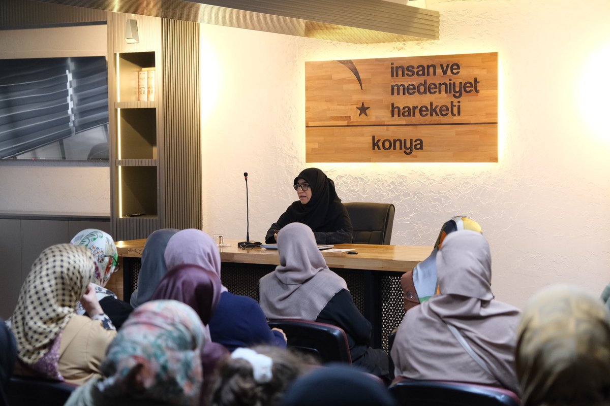 konyaimh's tweet photo. İMH Konya Hanımlar Komisyonu olarak, kıymetli hanımefendilerin katılımıyla düzenlenen açılış programımızla yeni döneme “Bismillah” dedik.🕊️

Tanıtım videolarımızla başlayan program, İMH Konya İl Başkanımız İsmail Akyüz ve https://t.co/AFXgbVr4Qk