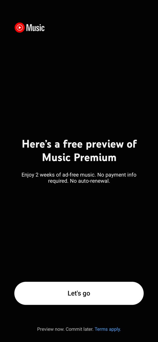 Haruan15_'s tweet photo. Life got so broke. Even YT music lend me 2 weeks of free premium https://t.co/MineYQMtIc