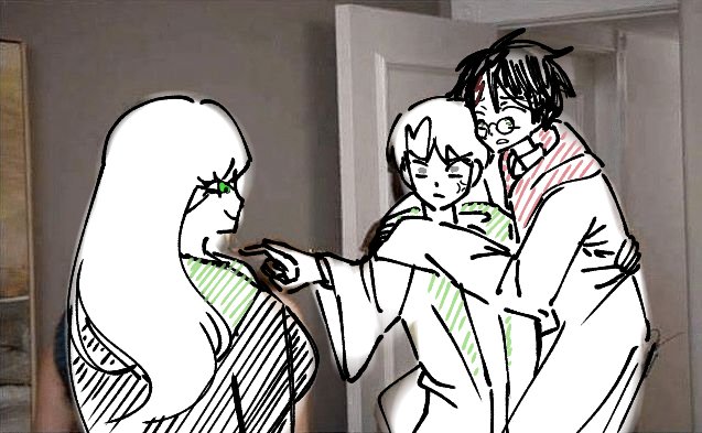 Attsskk's tweet photo. I’m honestly baffled by how people writing genderbend Drarry turn Harry into some perverted NPC from a trashy, low-tier romance anime https://t.co/JzGFJ9Si7M