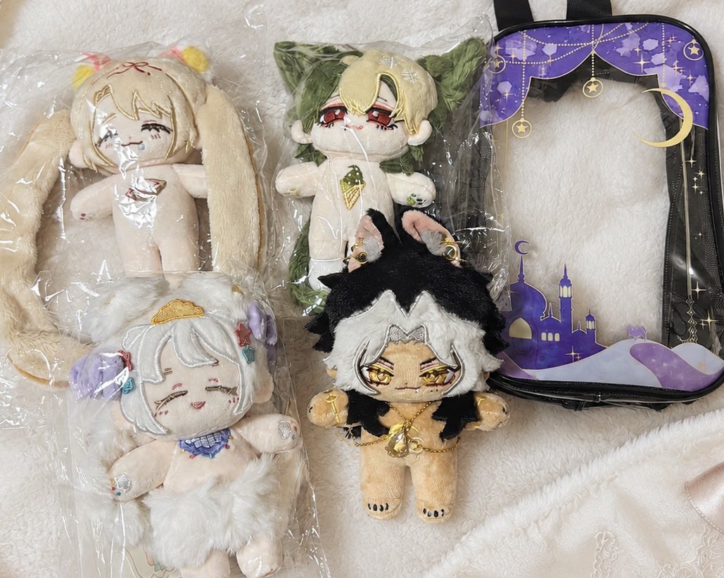 nazo__Love's tweet photo. ぬいFes購入品！
新しい子4人もお迎えできてうれしー！ https://t.co/rr3VKDUEhj