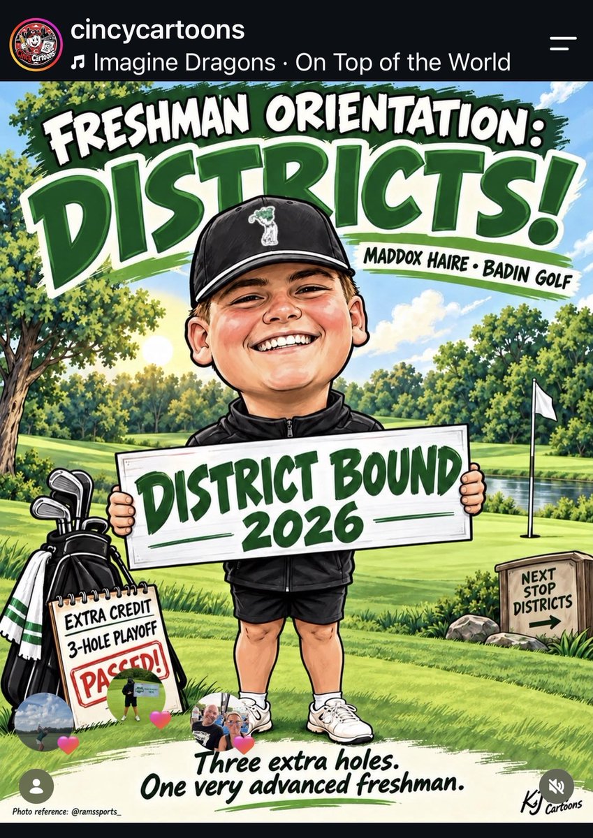 bhsmensgolf's tweet photo. @MaddoxHaire Let’s go do this!! 10:45 Heatherwood Golf Course! ⛳️💥💪🏻 @RAMSSPORTS @rickcassano @BadinCatham 
#earnednotgiven @cincybuffs https://t.co/veuO5RHqna