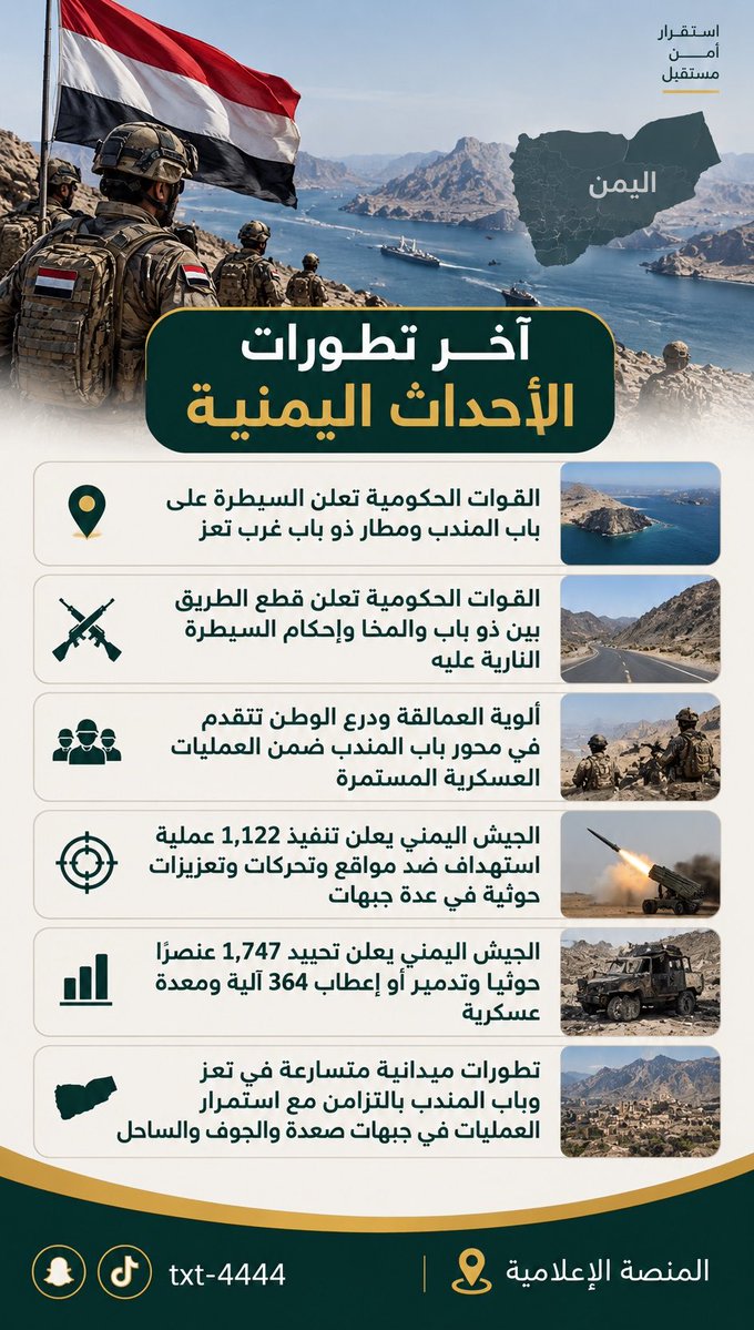 txt4444's tweet photo. اخر تطورات الاحداث اليمنية 
#اليمن #السعودية https://t.co/QSmTXJL7Us