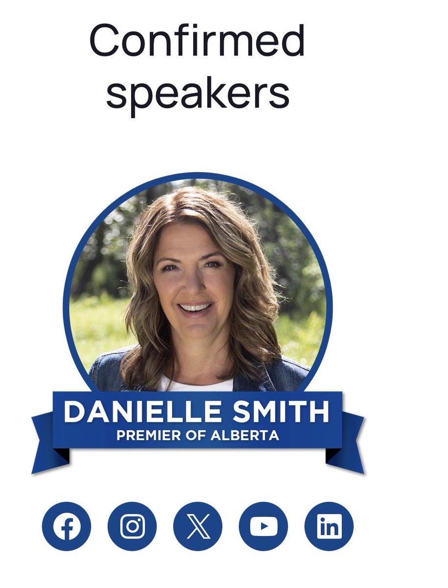 gilmcgowan's tweet photo. Nine days before the referendum, Danielle Smith will be sharing a stage with two known separatists and someone who calls Indigenous deaths in residential schools a hoax. When someone shows you who they really are, believe them. https://t.co/dT2houpAJ9