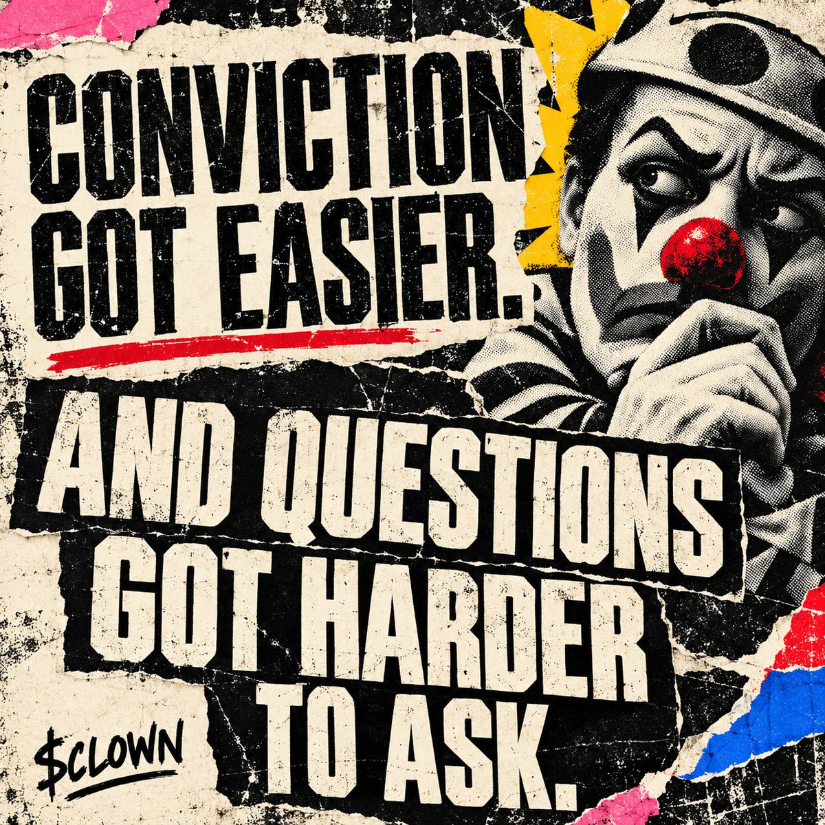 clowntokenRH's tweet photo. When did asking a question become the problem?

$CLOWN https://t.co/Vu8iSDioo5