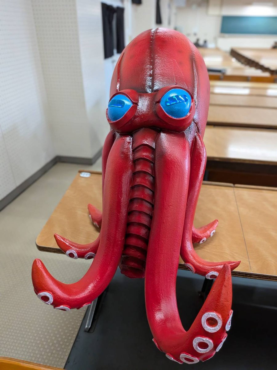 VATTENGER's tweet photo. 新しいキャラクター発表
名前　｢タコパス｣
どんな活躍をするのかお楽しみ😊
#ばってんジャー
#宇美町ヒーロー
#タコパス https://t.co/TXtotkKCwl