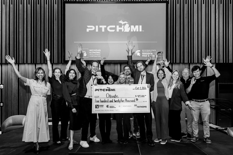 InvestDetroitVC's tweet photo. PitchMI Detroit is a wrap! 🎉

Congrats to Ollivate INC on winning the $425K prize in the Healthcare &amp; Life Sciences semifinal! 🏆

Proud to be a PitchMI co-investor and support Michigan’s startup ecosystem.

Next up: the April Championship and a $1M prize. 🚀

#MichiganStartups https://t.co/RW01LrAnKM