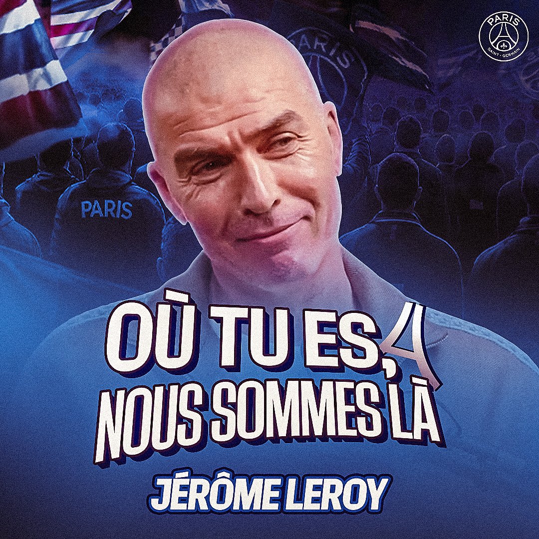 PSG_inside's tweet photo. 🎧 Épisode 4 - Où tu es nous sommes là

Pour ce nouvel épisode, Jean-Baptiste Toussaint, alias @TalesFromClick, reçoit Jérôme Leroy, formé au Paris Saint-Germain et figure marquante du club à la fin des années 90 et au début des années 2000.

➡️ https://t.co/gZ261wqnY9 https://t.co/t7vjbBxW1F