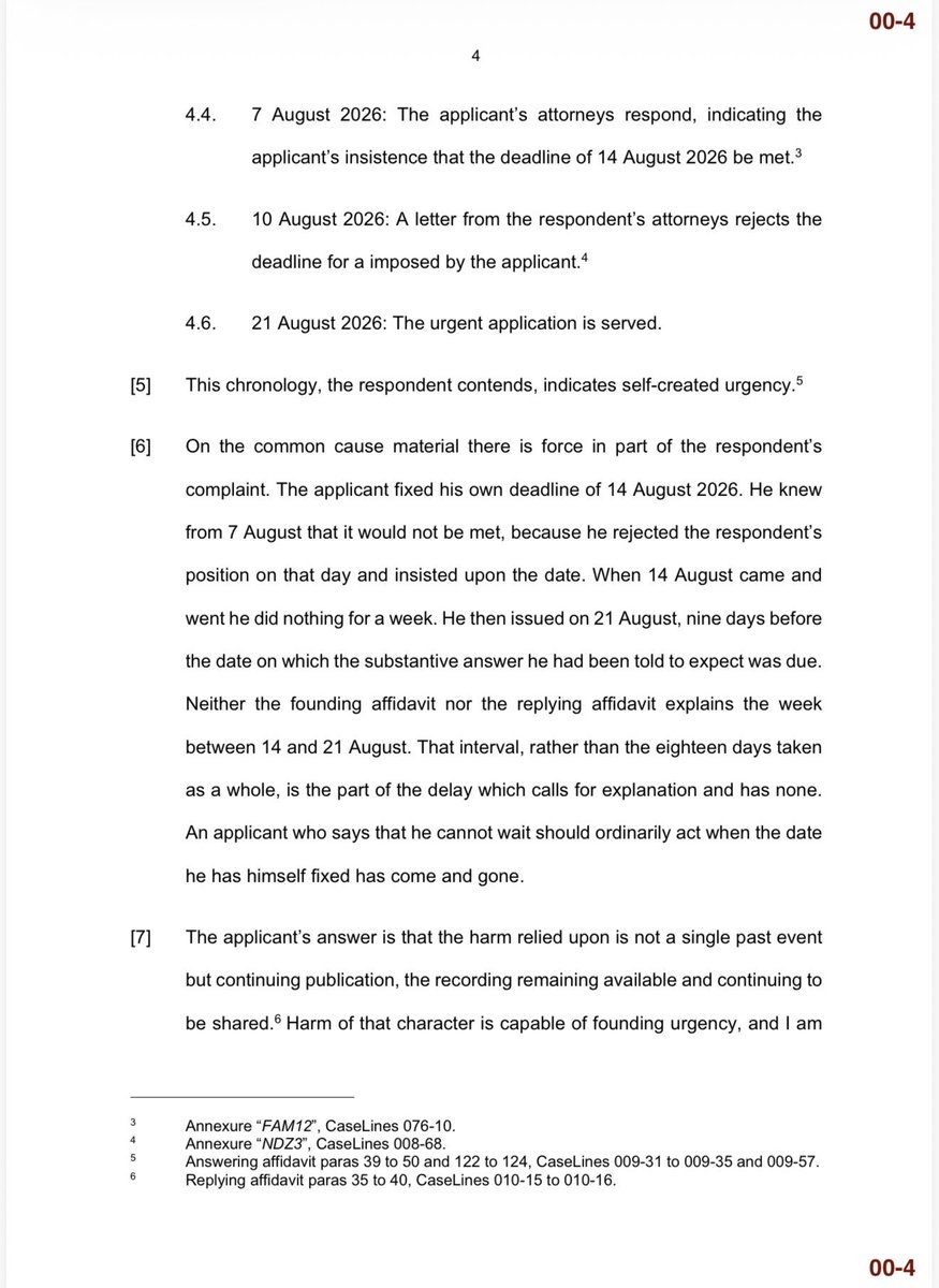 MbalulaFikile's tweet photo. Judgement in the matter between myself and Dr Nkosazana Dlamini Zuma by Acting Judge HM Viljoen in the Gauteng Division of the High Court. https://t.co/wPMuePwA52