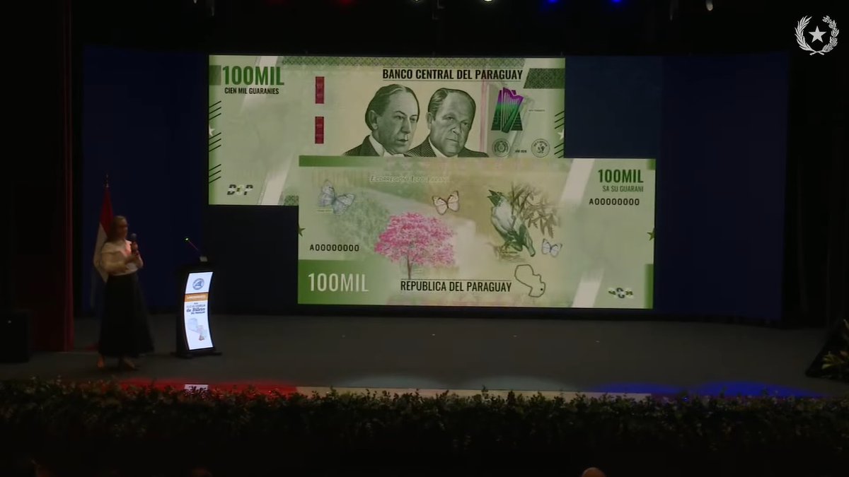 Estigarribiapy_'s tweet photo. Los nuevos billetes del Paraguay que entrarán en vigencia en el primer trimestre del 2027 🇵🇾💵 https://t.co/t1PJ7ThQJ7
