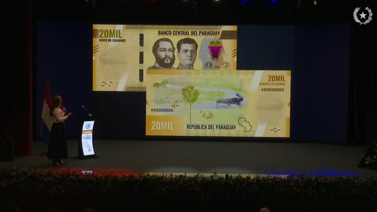Estigarribiapy_'s tweet photo. Los nuevos billetes del Paraguay que entrarán en vigencia en el primer trimestre del 2027 🇵🇾💵 https://t.co/t1PJ7ThQJ7