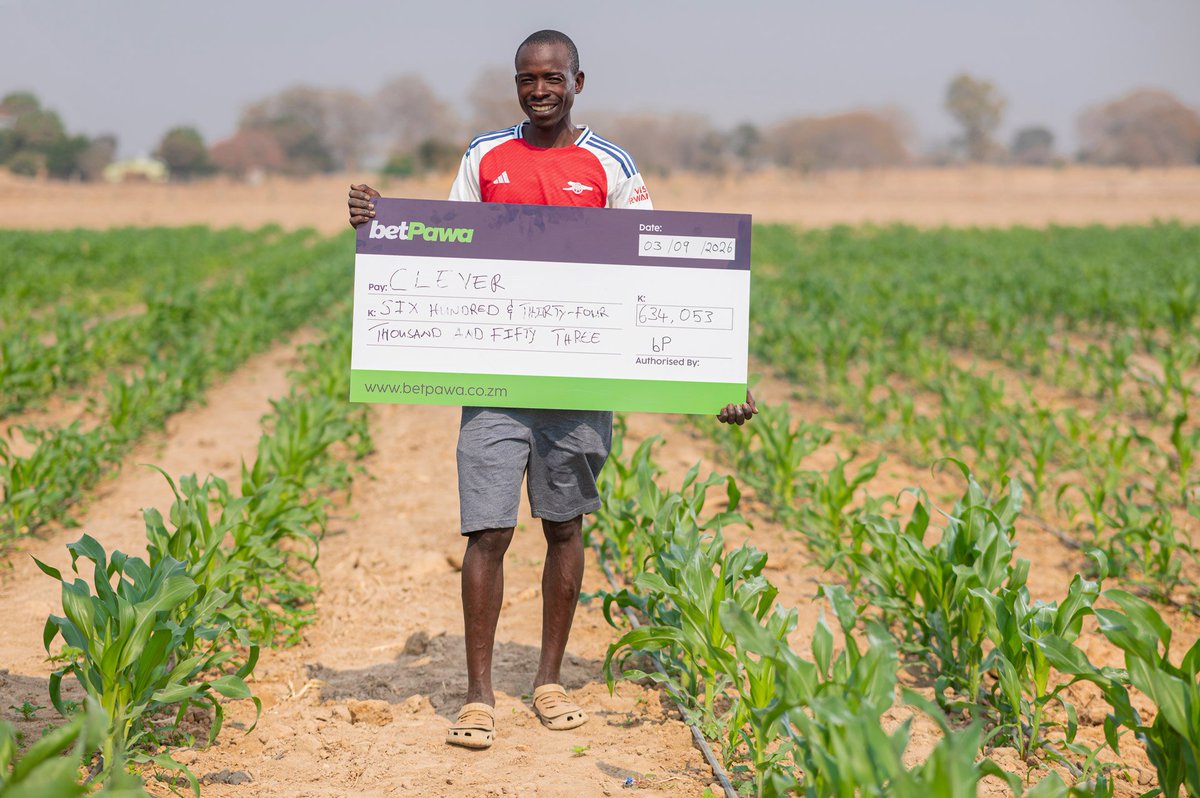 DMarco213's tweet photo. Turning K1 into K634,053 overnight! 🤯 A Zambian farmer just hit a life-changing payout with one tiny bet. Talk about absolute luck! 💰🔥
#Zambia #BigWin #BettingWin #LuckOfTheDay #ZambianFarmer https://t.co/7YxZuyiiSF