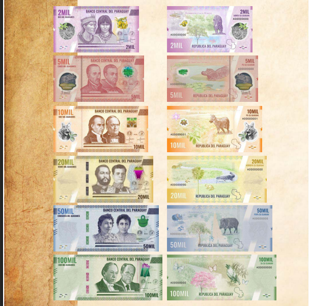 santiagasu's tweet photo. 💰🇵🇾Paraguay presenta sus nuevos billetes: el Guaraní, una de las monedas más antiguas de la región tiene nueva imagen https://t.co/6CVE2WvS19