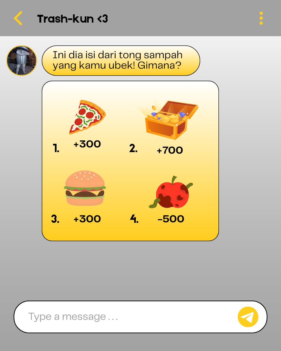 KerjoKeleus's tweet photo. DILAPORKAN SEJUMLAH KARYAWAN KONTER RIDU KERACUNAN KARENA MEMAKAN APEL BUSUK! Jadi siapa aja yang ngubek tong sampah nomor 4? 😨

Seperti biasa kalau telat -500 juga ya. https://t.co/5YRVZzlr9S
