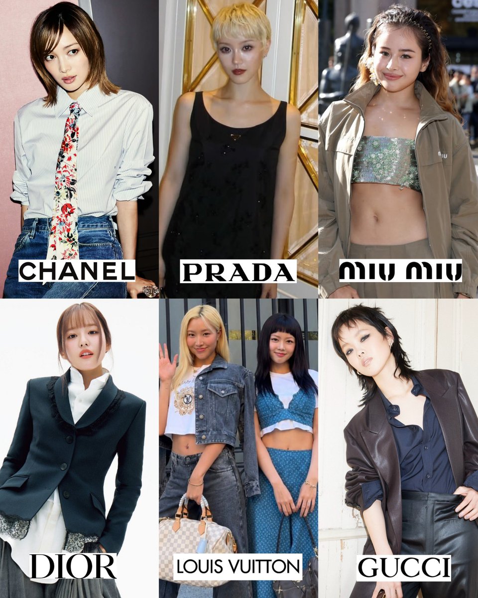 Auralizzie's tweet photo. All 7 XG members are working with luxury brands as models, representatives, and an ambassador.

XG is becoming one of the most influential groups in fashion. https://t.co/BU0fhyYEsH