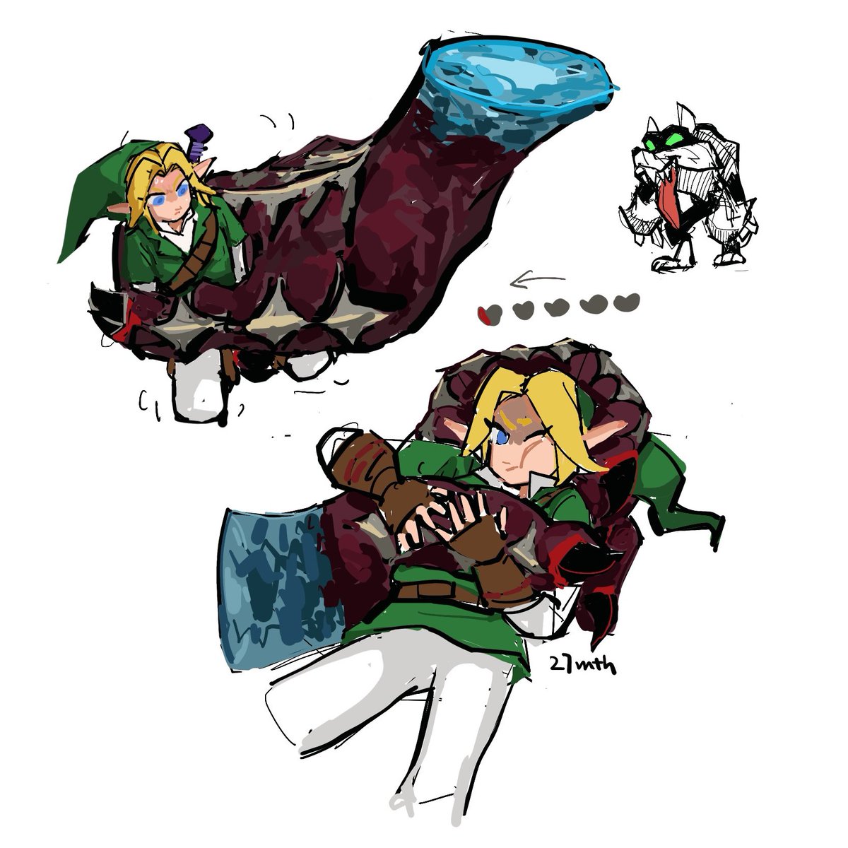 27month's tweet photo. #ocarinaoftime link https://t.co/ySV7WuX0C3
