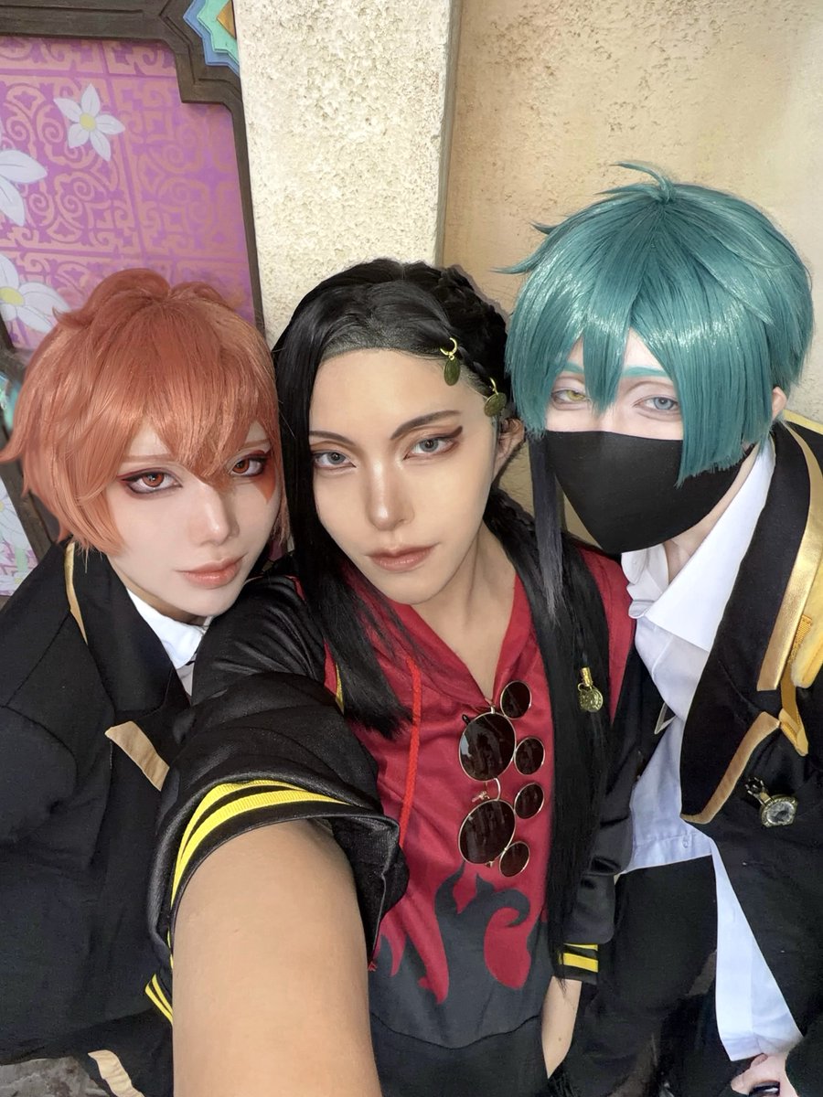 asa_yo_03's tweet photo. ﾑｷﾞｭｯとﾊﾞ部🏀

❤️:@amane__csp 
🦈:@kuro895noa 
#Dハロツイステ
#Dハロ仮装2026 https://t.co/EiRwzt96iI