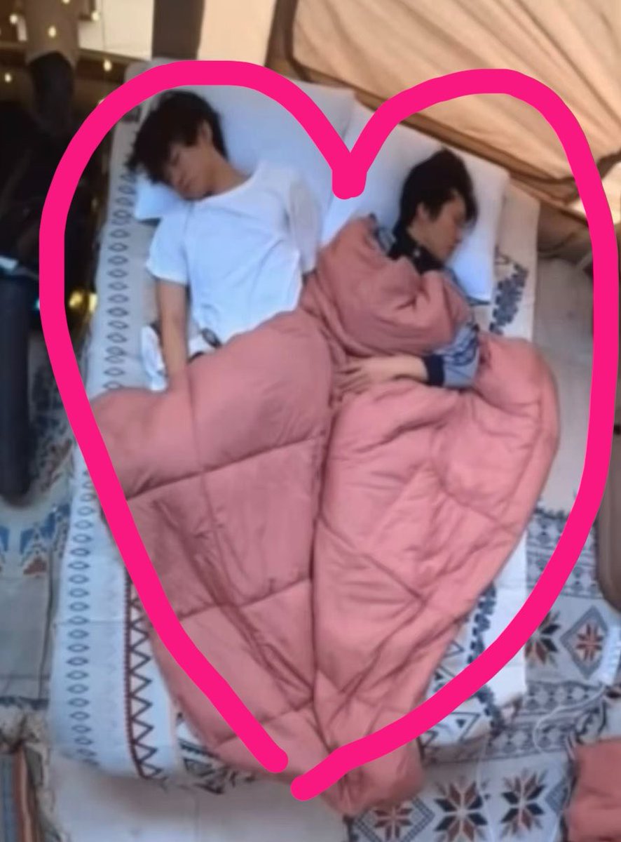 loveeonboard's tweet photo. they're even sleeping in the shape of a heart😭🩷 https://t.co/8pi3fq3xY2