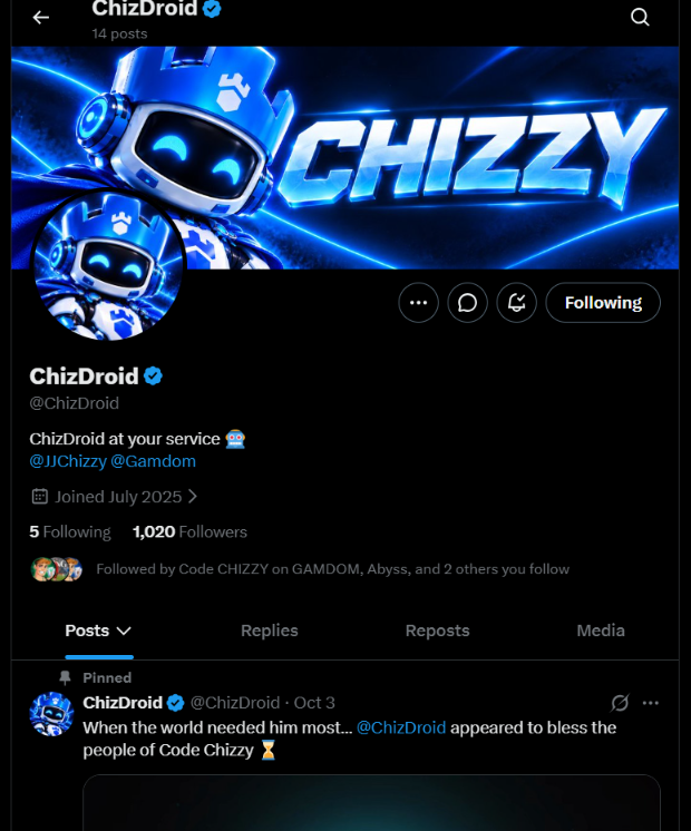 undeadmart's tweet photo. @JJChizzy @ChizDroid @gamdom followed as requested and under code also playing

user:maranganick https://t.co/FVYHR9fmEu