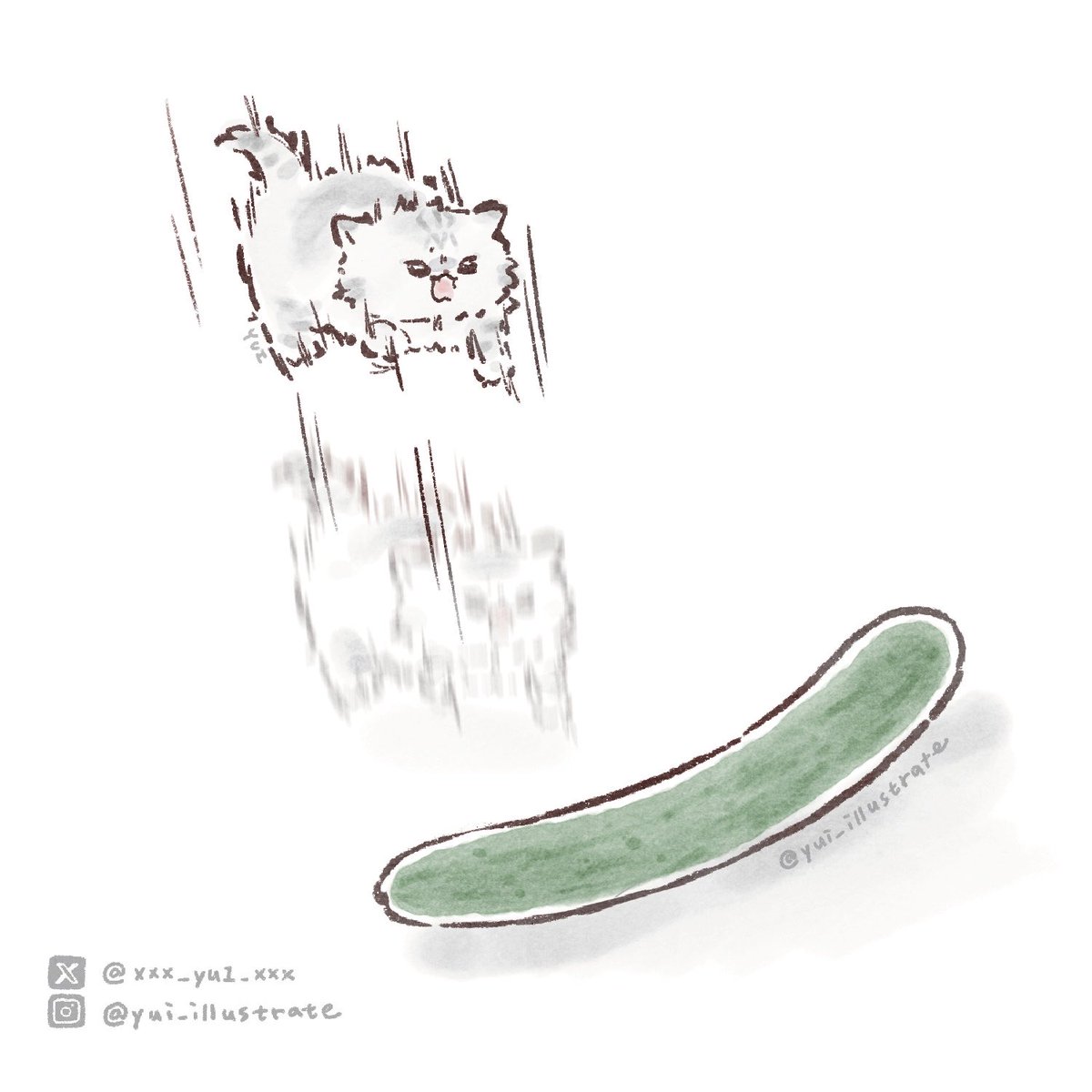 xxx_yu1_xxx's tweet photo. 惡魔咪&amp;小狸❹小黃瓜🥒
#sylus #秦彻 https://t.co/FtDQgFUc8q