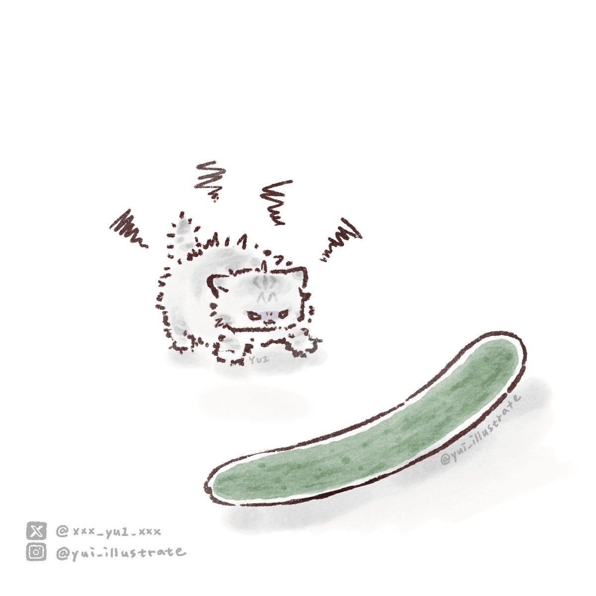 xxx_yu1_xxx's tweet photo. 惡魔咪&amp;小狸❹小黃瓜🥒
#sylus #秦彻 https://t.co/FtDQgFUc8q