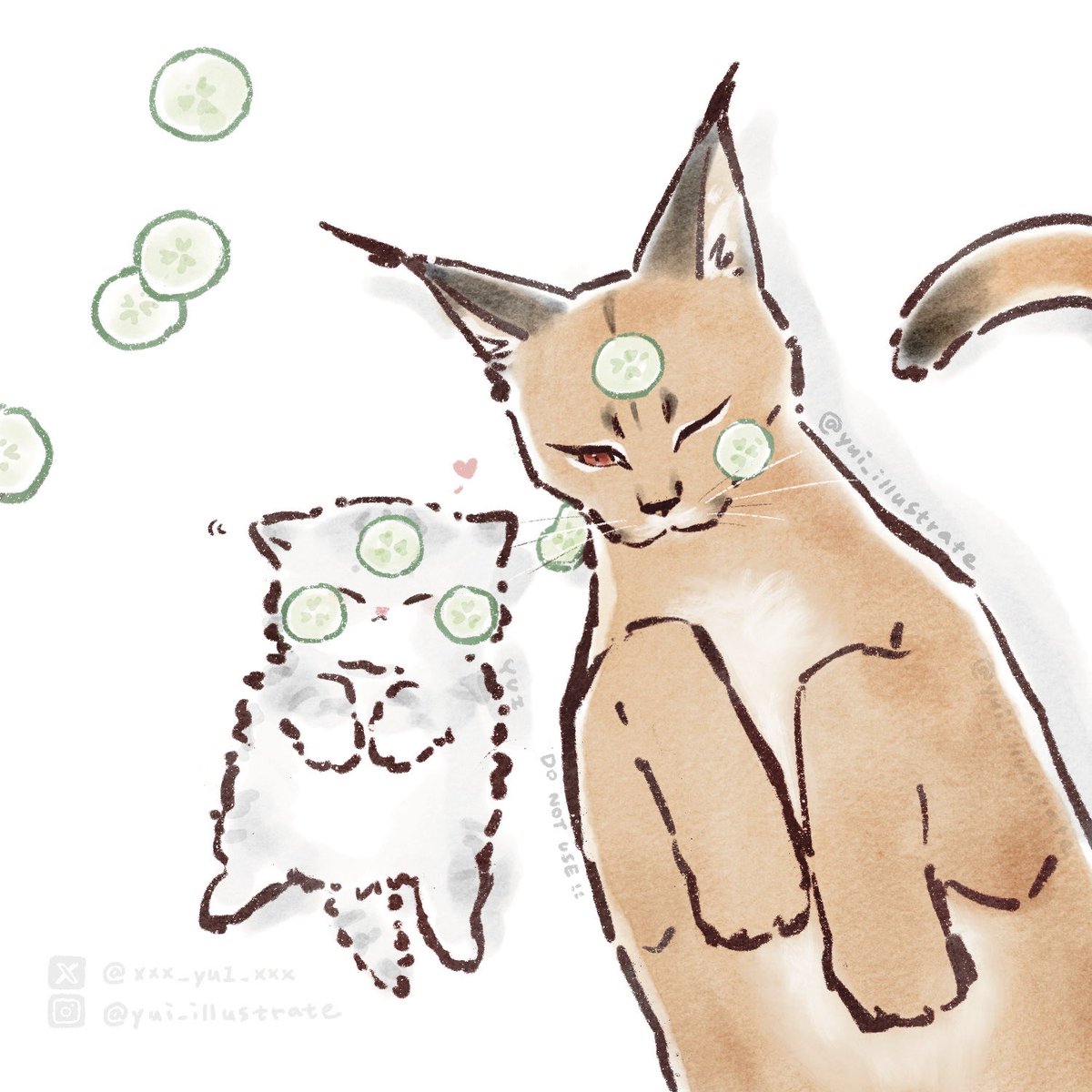 xxx_yu1_xxx's tweet photo. 惡魔咪&amp;小狸❹小黃瓜🥒
#sylus #秦彻 https://t.co/FtDQgFUc8q