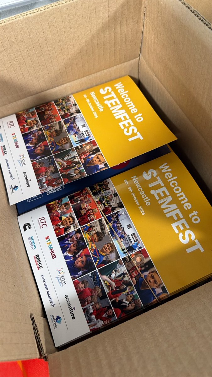 rtcstem's tweet photo. It's set up day for #STEMFest! 🚀
The team has been busy getting everything ready for the exciting week ahead! With final preparations well underway, we can't wait to open the doors tomorrow and welcome all the schoolchildren and exhibitors who will bring this event to life! https://t.co/KJV5dW2hZL