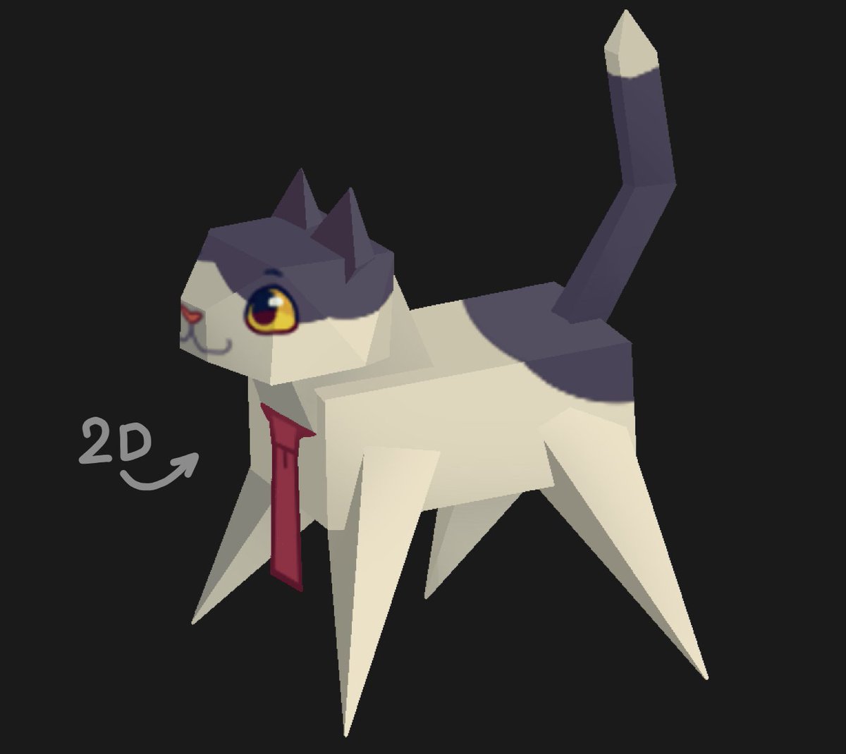GlasssShine's tweet photo. Once again I tried to mimic lowpoly 3d 
How'd I do? https://t.co/xdcENPqhGt