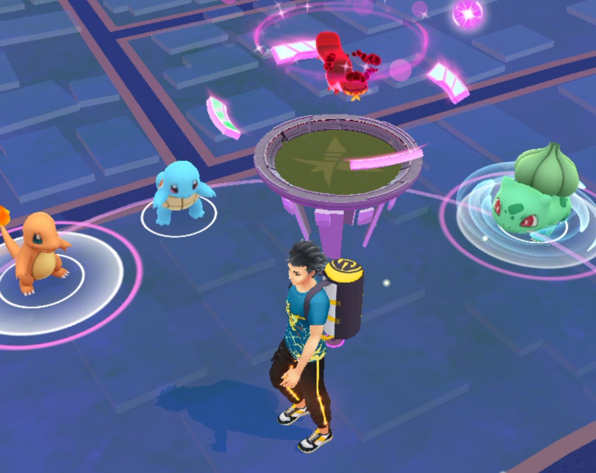 everyd_pokekatu's tweet photo. 「ここに3びき ポケモンが いる じゃろう！」（＋ヤクデ） https://t.co/BM00NmItH0