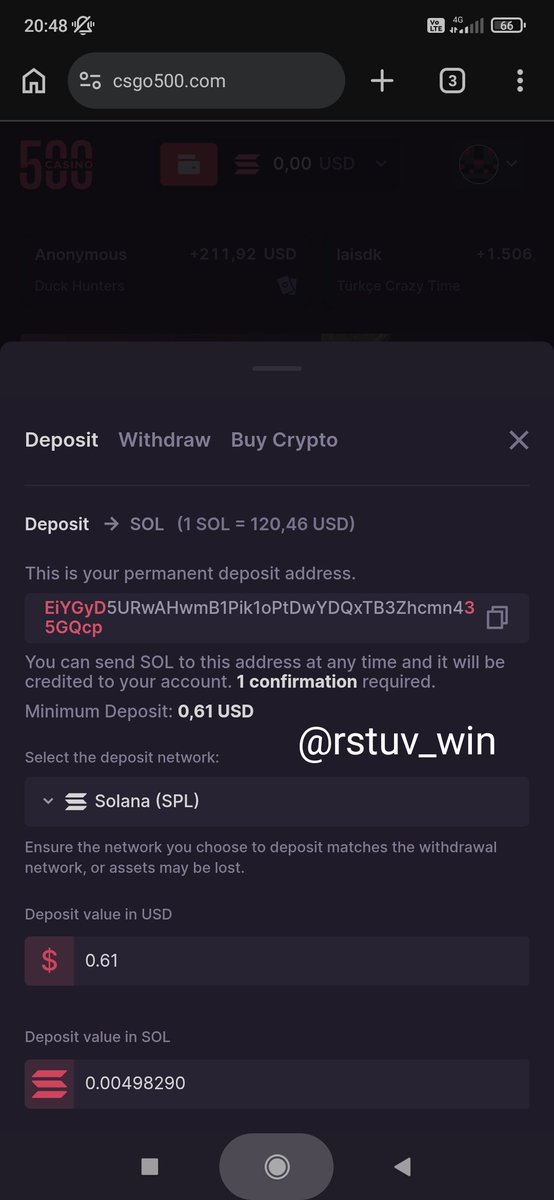 rstuv_win's tweet photo. @YunaaTalkCrypto Finallyyyyy setelah coba beberapa kali dan stuck beberapa menit akhirnya bisa, manifesting win please 🤞🏻

Hash Tx
3QRtjxzoPrdhHwBS5UbLNJfw3ZhDye8JiimwbDRXXnnkBGSaeVCQTRPULvLBqMQGuka9aZf9xMr8qqpBzjTbxV1S https://t.co/nAgh2GoVgu
