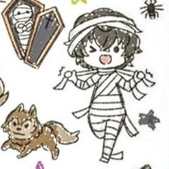 gloomstoevsky's tweet photo. Mummyzai and grim reaper Fyodor! https://t.co/QpSGljPNpj