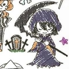 gloomstoevsky's tweet photo. Mummyzai and grim reaper Fyodor! https://t.co/QpSGljPNpj