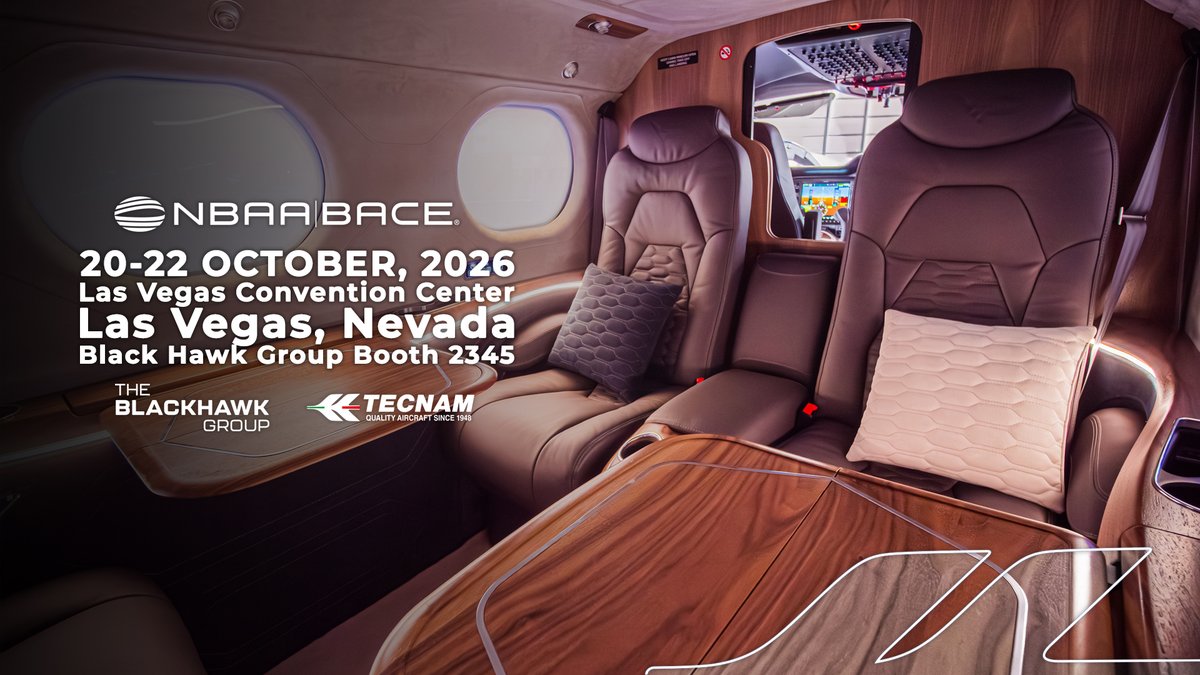 tecnam's tweet photo. Join our new US representatives from The Blackhawk Group and Finnoff during upcoming @NBAA BACE 2026 event. See you at booth 2345! 

Read more: https://t.co/FmIMq5F2AZ https://t.co/HG5qCk2Ueo
