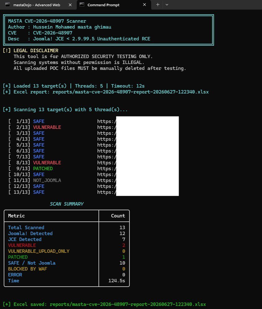 luckyhacker43's tweet photo. Resources:
🔗 https://t.co/4MEpwkn7A2
🔗 https://t.co/dm4kvzZDYR
🔗 GHSA-c3f5-4g7f-qjqj
🔗 https://t.co/llZoqHKXVB

Join 👉 https://t.co/cADA5DUdp5

#Joomla #CVE #RCE #InfoSec https://t.co/FVg7UUAfhx