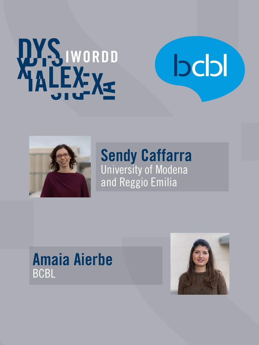bcbl_'s tweet photo. [1/2] 🔝 We are pleased to present the programme for the ‘From theory to practice’ session of #IWORDD26.

Today we are introducing the oral sessions:

🔸Sendy Caffarra, from @UNIMORE_univ
🔸Amaia Aierbe, from #BCBL
🔸Anna Lopez-Sala &amp; Catherine Clark, from @SJDbarcelona_es https://t.co/xlVzaj3Kzu