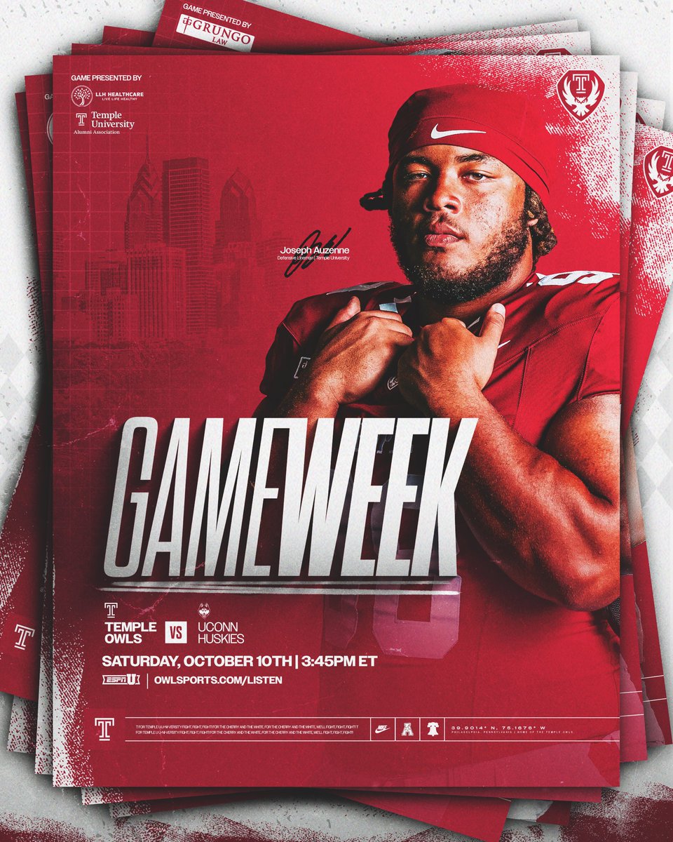Temple_FB's tweet photo. Back at the Linc 💪🍒

#TempleTUFF https://t.co/1H3p3yuS1L