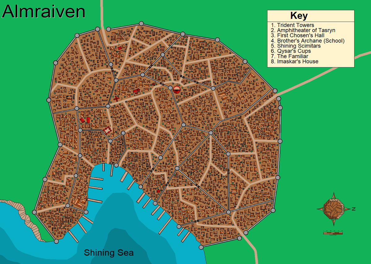 FRWiki's tweet photo. Almraiven was one of the great cities of the nation of Calimshan. It was most notable for being the nation's first and premier center for magical studies, earning it the moniker "City of Spells". 
#dnd

https://t.co/PvKc3BCn8O https://t.co/TSaN7abbfI